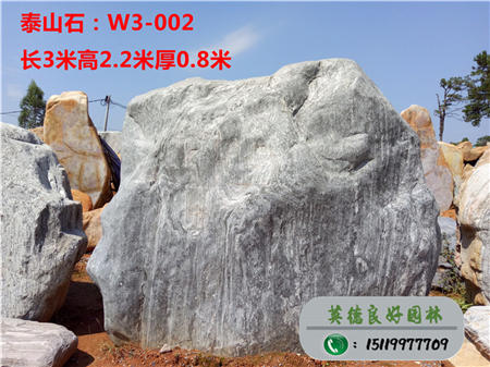 廣東園林石--泰山石校訓石W3-002