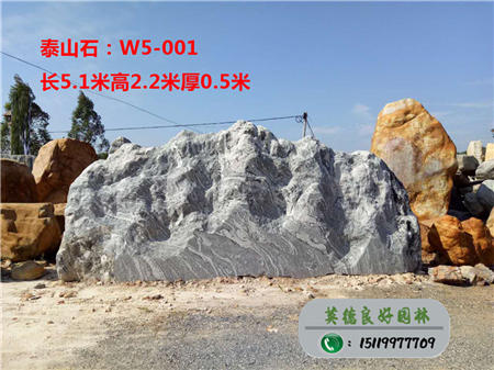 大型景觀石--泰山石刻字W5-001